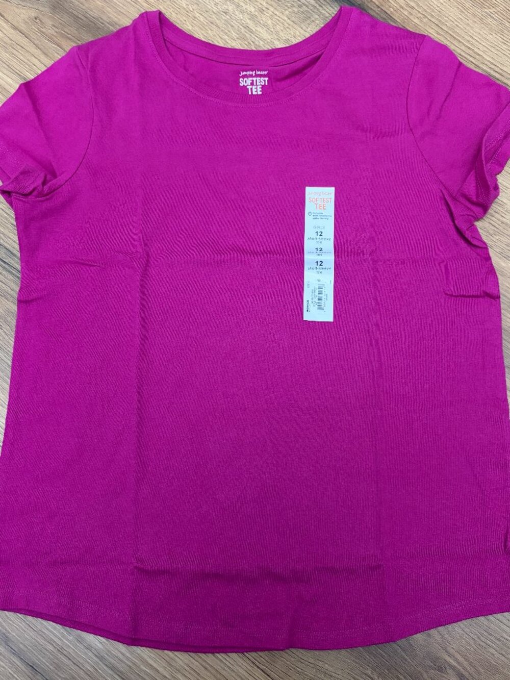 Girls Jumping Beans Kids' Fantasy Berry short sleeve tee. Size 12.